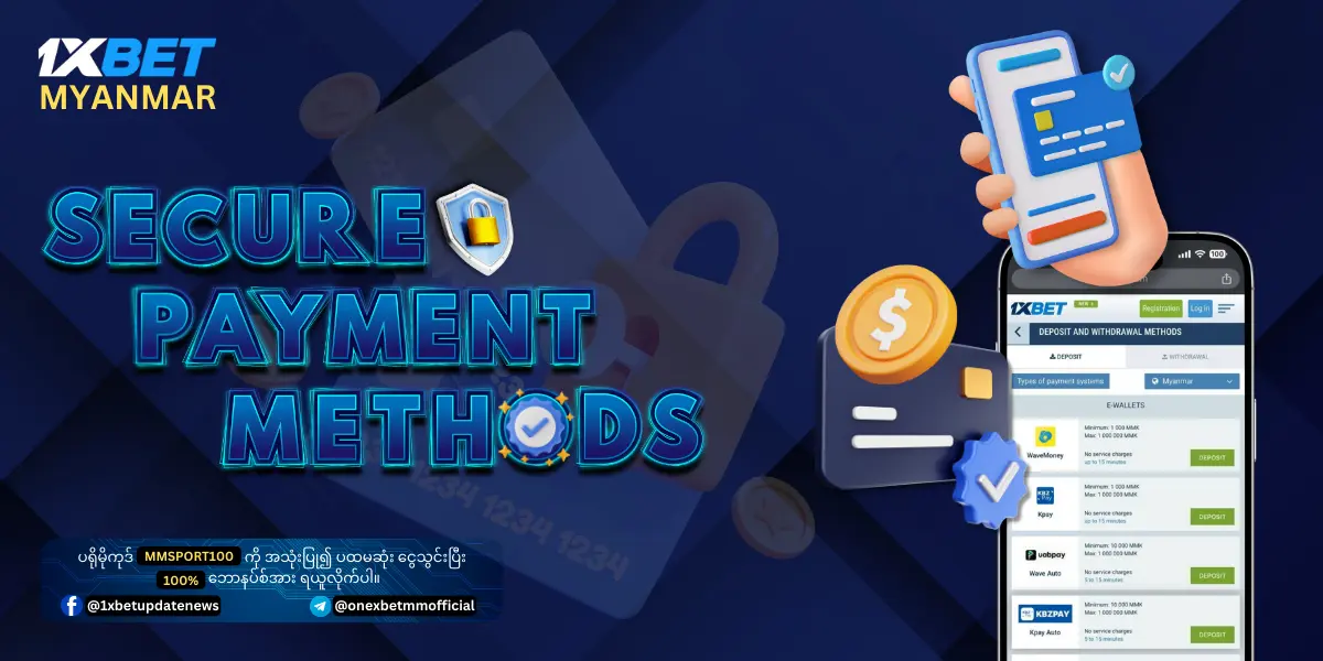 Crystal Win 1xBet Myanmar Promotion 1xBet Myanmar payment methods